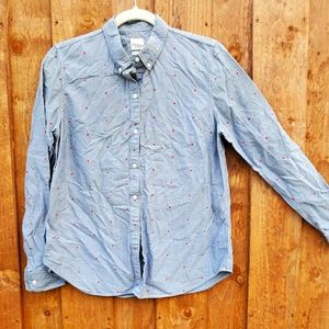 GAP fitted boyfriend button down